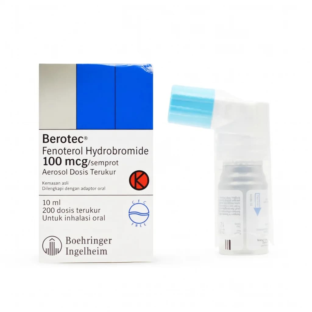 Berotec 100 mcg/puff — Aerosol 10 ml