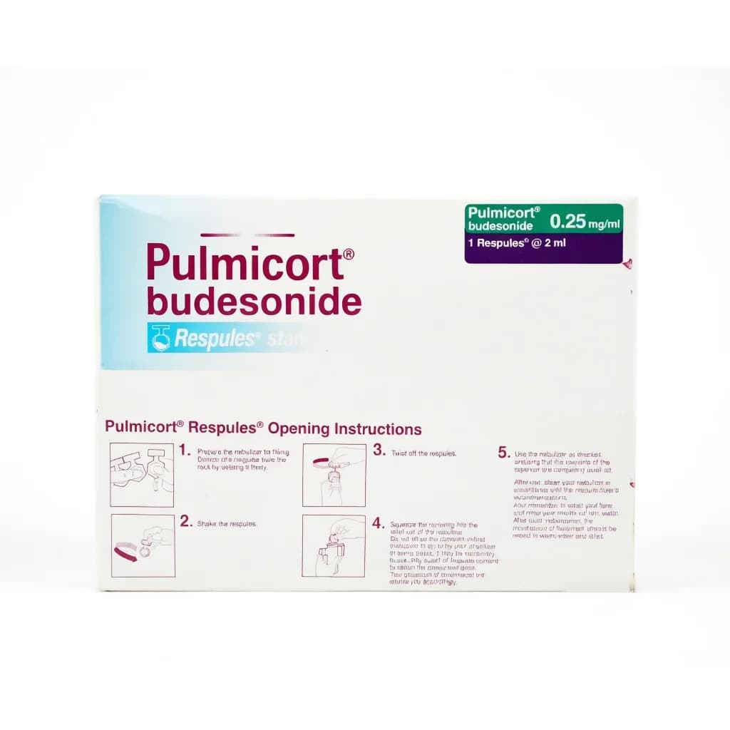 Pulmicort 0.25 mg/ml — Suspension Nebulizer 20 Respules