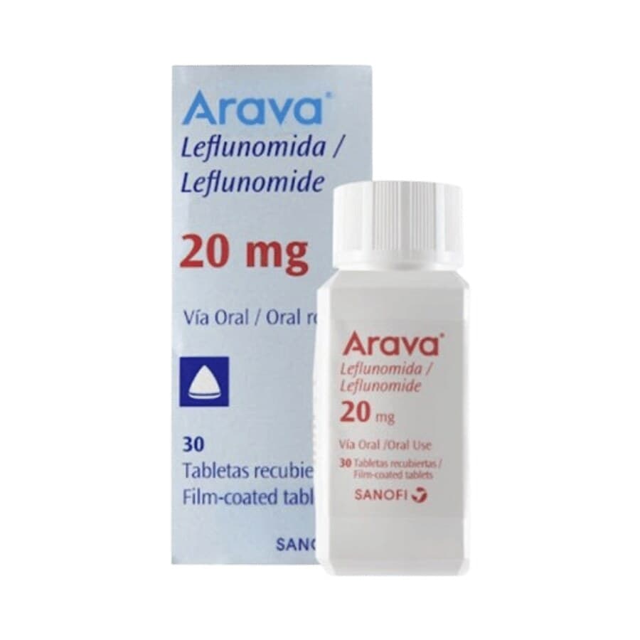 Arava — 1 box isi 3 blister × 10 tablet salut selaput (30 tablet)