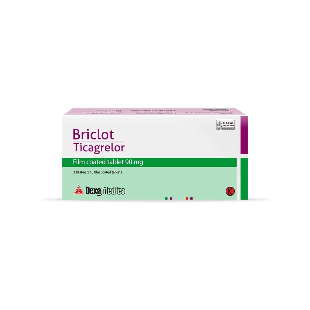 Briclot — 1 box isi 3 blister × 10 tablet (30 tablet)