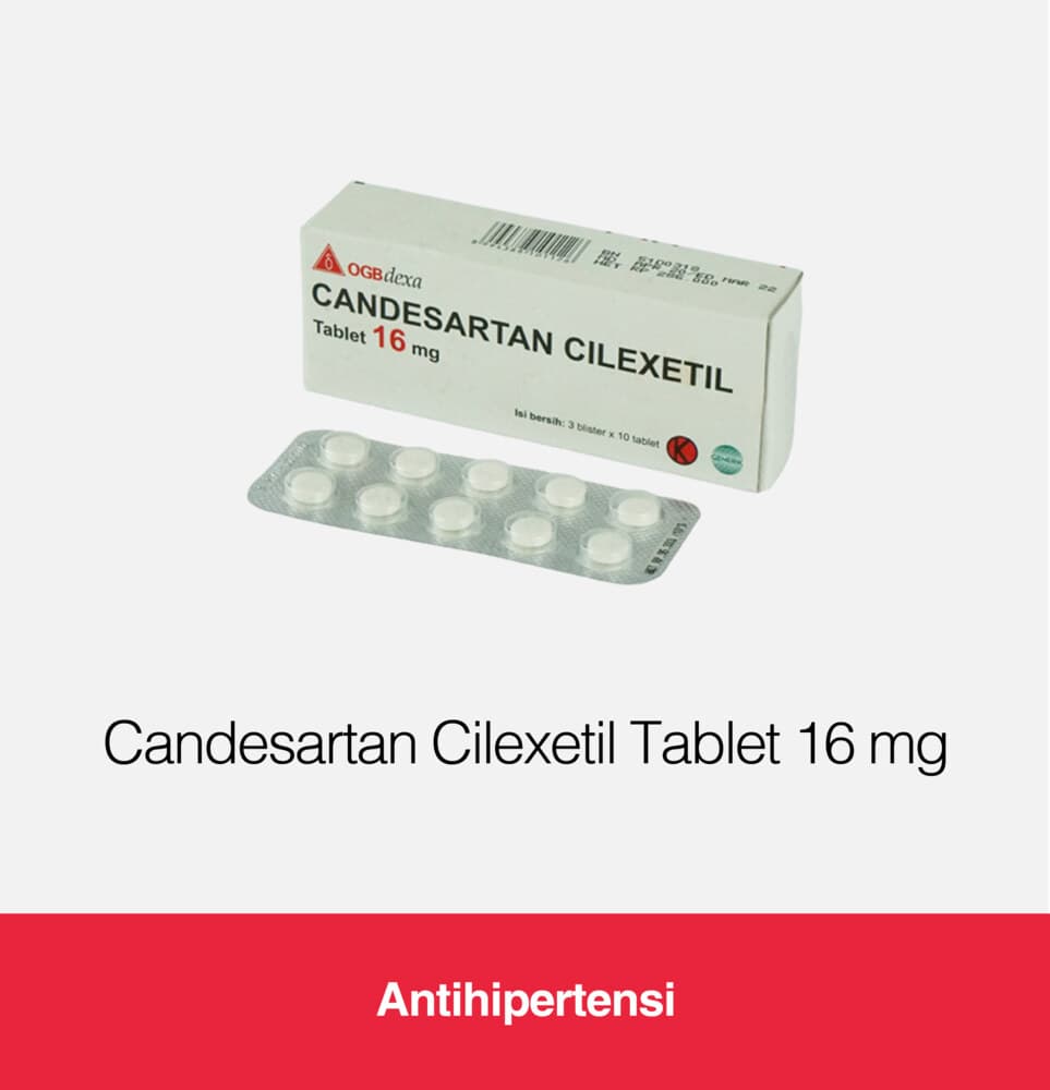 Candesartan — 1 box isi 3 blister × 10 tablet (30 tablet)