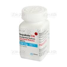 Depakote 250 mg — 1 botol isi 100 tablet