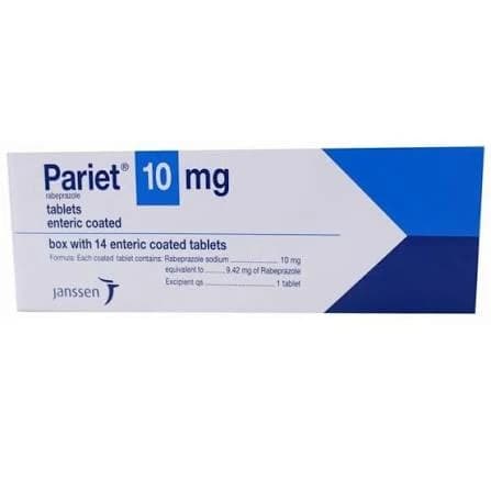 PARIET 10 MG BOX 14 TABLET — 1 box isi 14 tablet