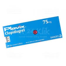 Plavix 75 mg — 1 box isi 28 tablet