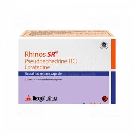 RHINOS SR BOX 50 KAPSUL — 1 box isi 5 strip x 10 kapsul (50 kapsul)
