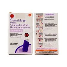 Seretide Inhaler 25/50 mcg — 1 inhaler isi 120 dosis