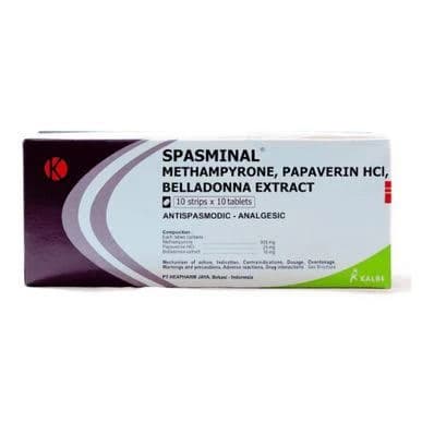 SPASMINAL BOX 100 TABLET