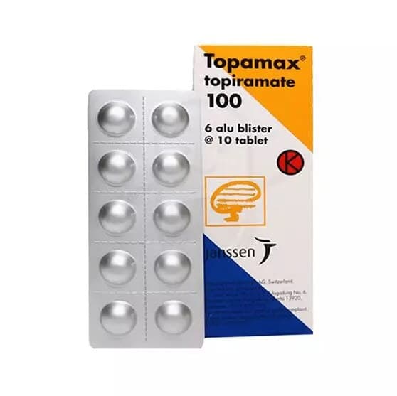 Topamax — 1 box isi 3 blister × 10 tablet lepas lambat (30 tablet)