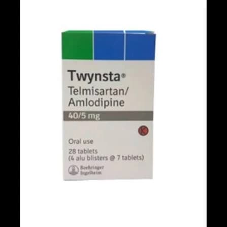 TWYNSTA 40/5 MG BOX 28 TABLET — 1 box isi 4 blister x 7 tablet (28 tablet)
