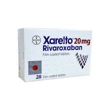 Xarelto 20 mg — 1 box isi 28 tablet